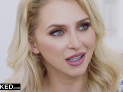 デカチン, ブロンド, フェラチオ, チン, Hd, 旦那, 異人種間, なめる