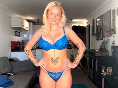 See through bikini, see through clothes, british girl solo