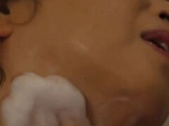 18, アジア人, デカパイ, フェラチオ, 中出し, ティーン