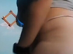 Big Ass Latina Girl Twerking in Booty Shorts
