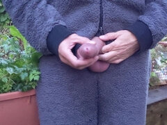 Leie, Grosser schwanz, Britisch, Spermaladung, Masturbation, Im freien, Öffentlich, Solo