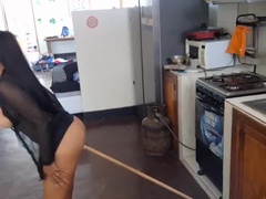 Rondborstig, Huisgemaakt, Latijnse vrouw, Masturbatie, Naakt, Orgasme, Kut duiken, Spaans
