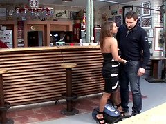 Busty german whore take a large dick