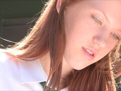 ドレス, 目瞪口呆, ヒール, オーガズム, 公共, 女子高生, 一人, スポーツ