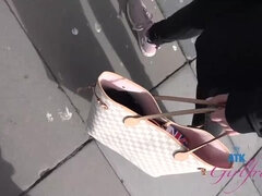 아마추어, 금발의, Hd, 야외의, 셀카, 면도된, 문신, 젖가슴