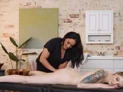 Lesbian massage porn with the hottest pornstars out there