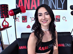 Anál, Lízaní zadků, Kuřba, Brunetka, Creampie, Pornstars, Vyhublá, Kozičky