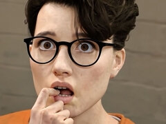 Nerdy Nonbinary Girl Takes Thick BBC in Prison
