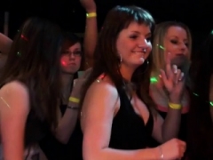 Insane cheeks in club drilled and sucked disrobe dancers rod