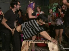 Związanie dyscyplina & dominacja uległość, Obciąganie, Dominacja, Upokorzenie, Publiczny, Kara, Ostro, Podglądacz