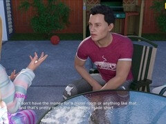 Adult visual novel, blonde big boobs, pc gameplay