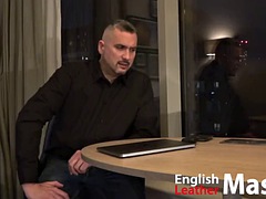 Enthousiasteling, Grote lul, Europees, Homo, Masturbatie, Kantoor, Alleen
