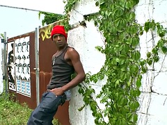 Deepthroating black bottom public anal drilled outdoor