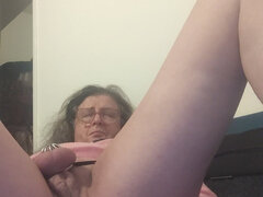 Leie, In den arsch, Dildo, Masturbation, Reif, Zierlich, Transfrau, Solo