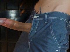Leie, Grosser schwanz, Spermaladung, Masturbation, Dürr, Solo