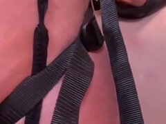 Mulher dominante, Punhos, Piercing, Ruivoa