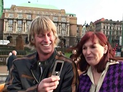 Grote lul, Tsjechisch, Europees, Omie, Ondergoed, Rijpe lesbienne, Moeder die ik wil neuken, Roodharige vrouw