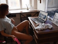 Amatør, Give finger, Onani, Orgasme, Røvhåret, Solo, Teenager, Legetøj