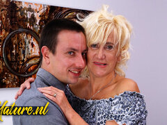 60 Year Old Granny Petunia to Get Fucked by a Younger Guy