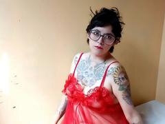 Punk, mexicana anal, tattoo girl