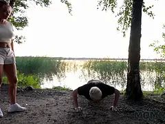 Blondynka, Puma, Hd, Dojrzałe, Mamuśka, Mama, Rosyjski, Cycki