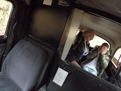 Horny Russian mom Kayla Green gets fucked in the backseat of a taxi