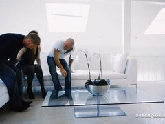 デカパイ, 茶髪の, ヨーロピアン, ハードコア, ヒール, 天然, オマンコ, ストッキング