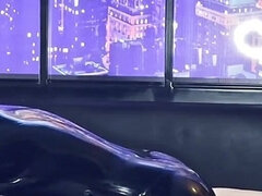 Leie, Paar, Fetisch, Handjob, Latex, Latina, Mexikanisch