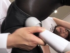 Incredible Japanese girl in Fabulous Office, Latex JAV scene