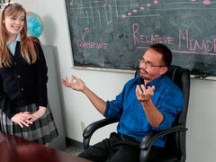 Enthousiasteling, Pijpbeurt, Bruinharig, Flexibiel, Likken, Natuurlijke tieten, Schoolmeisje, Mager