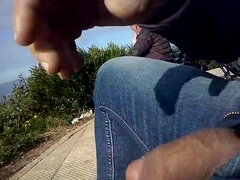 Zadok, Pár, Striekanie semena, Hlboký orál, Masturbácia, Bradavky, Vonku, Pička