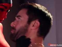 Bionda, Pompino, Pisello, Da dietro, Facciale, Piercing, Realtà, Tatuaggi