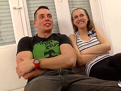Amatorka, Obciąganie, Wytrysk, Europejski, Twarzowy, Strona, Publiczny, Hiszpański