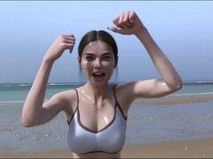 Dreidimensional, Strand, Handjob, Indisch