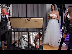 Sitominen alistaminen sadomasokismi masokismi, Iso kulli, Suihinotto, Morsian, Ruskeahiuksinen, Aisankannattaja, Fetissi, Rankka