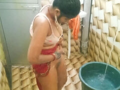Amateur, Salle de bains, Couple, Fait maison, Indienne