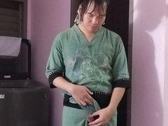 18 anni, Amatoriale, Asiatica, Ragazza con il pisello, Masturbazione, All'aperto, Solo, Tailandese
