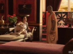 Stor stjärt, Stor kuk, Stora tuttar, Avsugning, Brunett, Sperma shot, Doggystyle, Milf