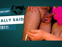Amatör, Amerikansk, Avsugning, Par, Sperma i munnen, Handjobb, Mogen, Röker