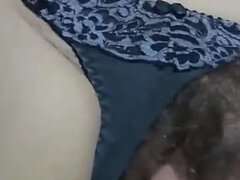 Latin Step Mother Wakes up to Feel That the Maid's Young Stepson Caresses Her Hairy Pussy, She Is Very Excited She Masturbates