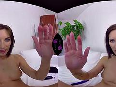 Tredimensionell, Baben, Vacker, Blondin, Tjeckisk, Europeisk, Pov, Verklighet