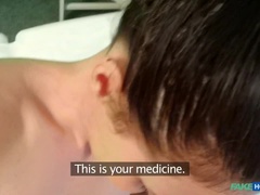 Sexy British patient swallows doctors advice