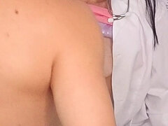 Leie, Grosser arsch, Grosser schwanz, Braunhaarige, Selbstgemacht, Latina, Krankenschwester, Zierlich