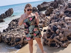 18, Amatör, Bbw stor vacker kvinna, Strand, Blondin, Kissar, Fitta, Tonåring