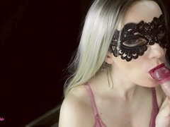 입에 사정, 사정 샷