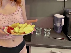 Ερασιτέχνης, Όμορφη, Μεγάλος πούτσος, Ευρωπαίος, Πρώτου προσώπου, Κοκκινομάλα