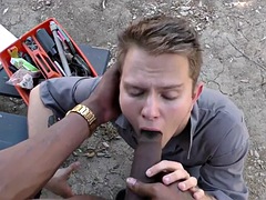 Grote lul, Zwart, Zwart, Homo, Hardcore, Interraciaal, Buiten, Realiteit