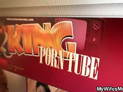 美人, ブロンド, 巨乳な, お婆さん, 熟年, 淫乱熟女, 母, オマンコ