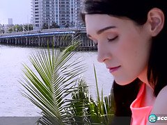 Ivy aura goes toe-sucking like a pro in naughty solo session