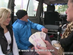 Amatør, Blondine, Brunette, Bil, Gruppe, Fest, Pov, Offentlig